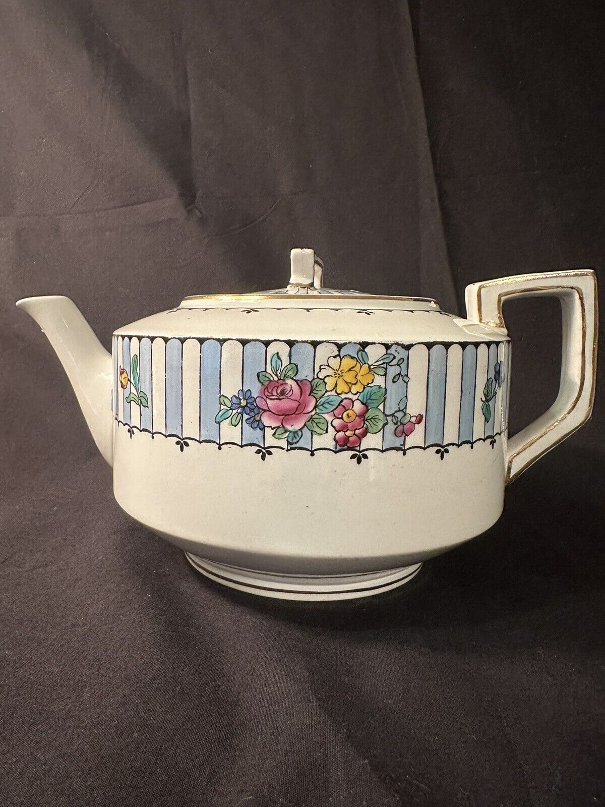 Ridgways England Royal Semi Porcelain Beaumont Tea pot Antique circa 1912 EUC