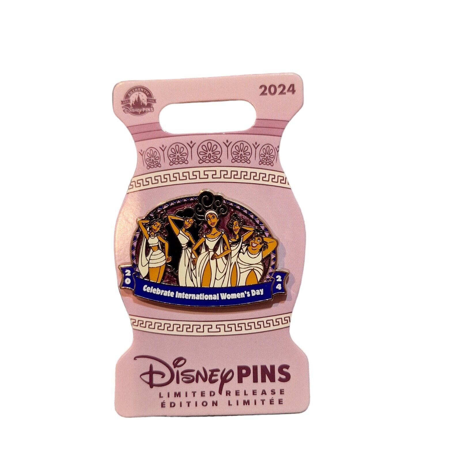 Disney Parks HERCULES MUSES 2024 International Women’s Day Trading Pin NEW