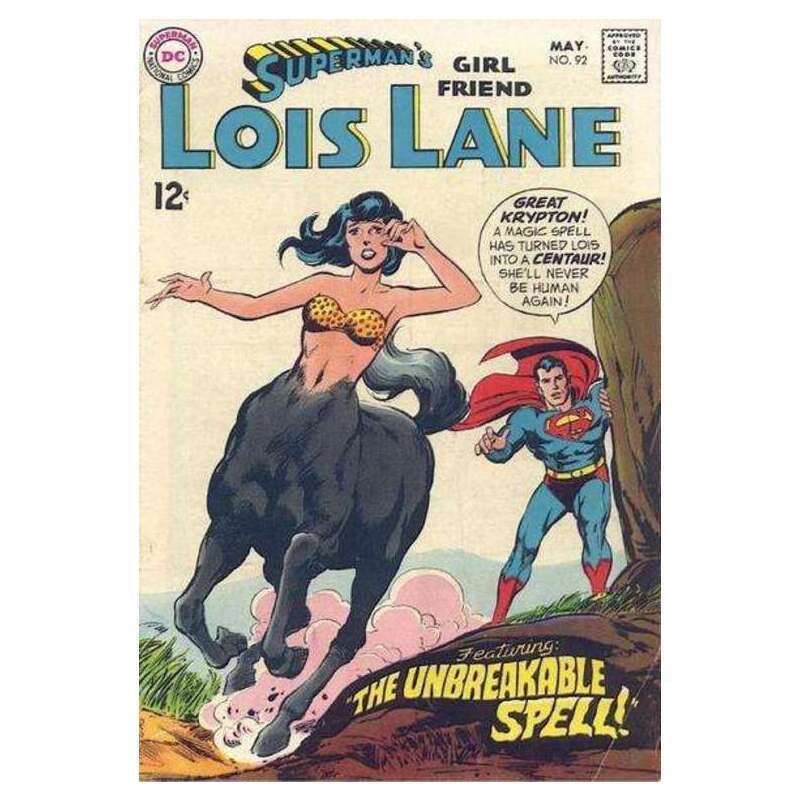 Superman's Girl Friend Lois Lane #92 in Very Fine minus condition. DC comics [n^