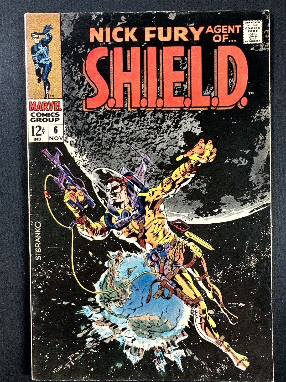 Nick Fury Agent of Shield #6 1968 Marvel Comics Steranko Silver Age VeryGood *A4