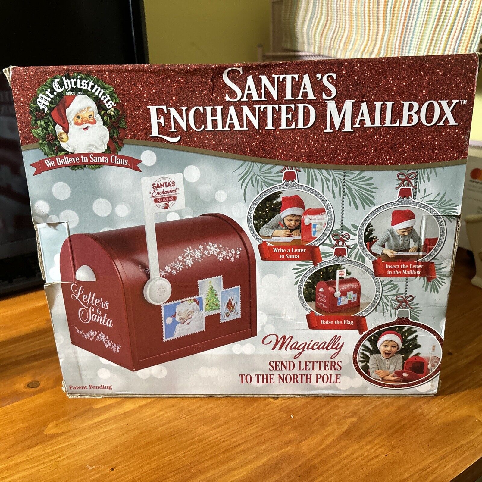 Mr. Christmas Santa\'s Enchanted Magical Mailbox Send Santa Letters to North Pole