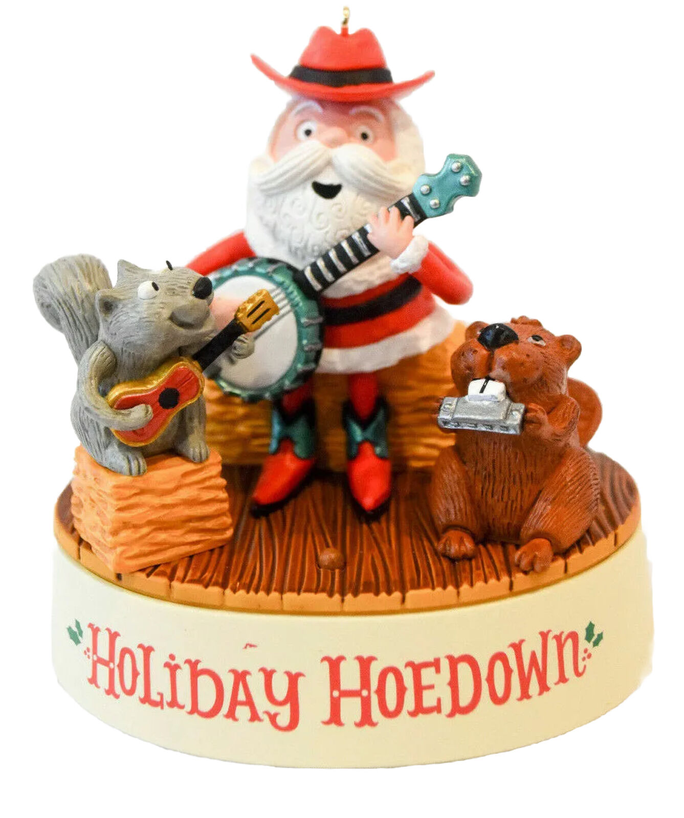 Hoedown Hallmark Ornament Christmas Country Sound & Motion~Keepsake  NIB *MINT*