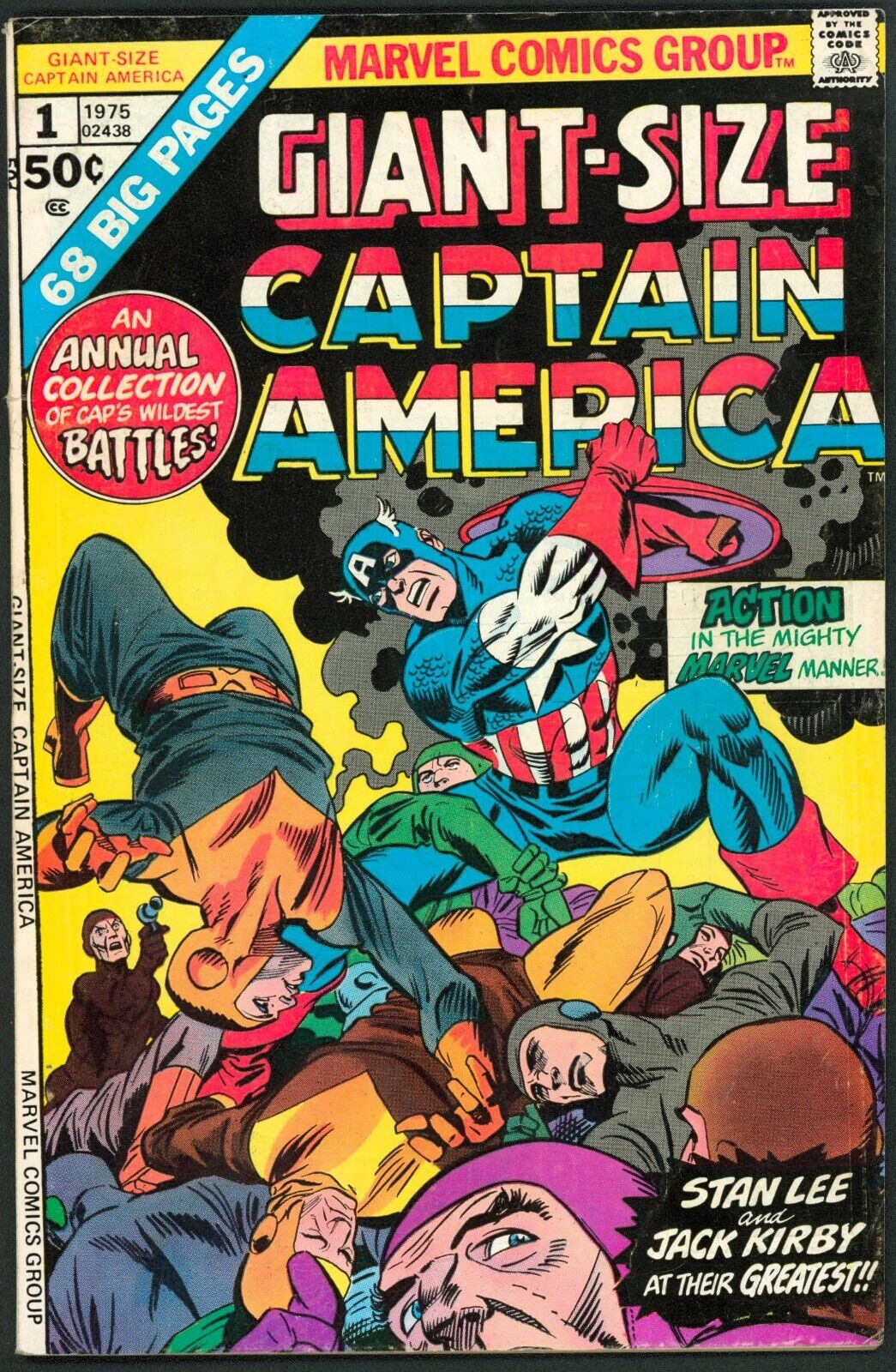 Giant-Size Captain America 1 VF 8.0 Marvel 1975