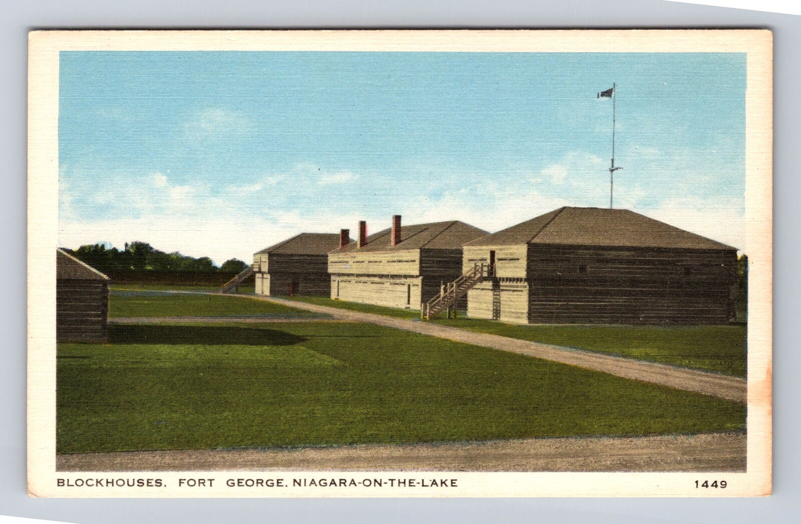 Niagara On The Lake ON-Ontario Canada, Blockhouses, Fort George Vintage Postcard