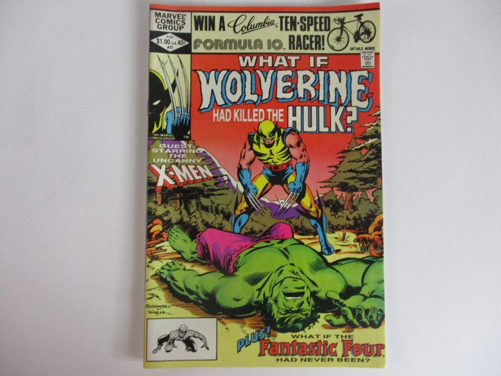 Marvel Comics WHAT IF #31 Featuring Wolverine & Hulk February 1982 VERY NICE
