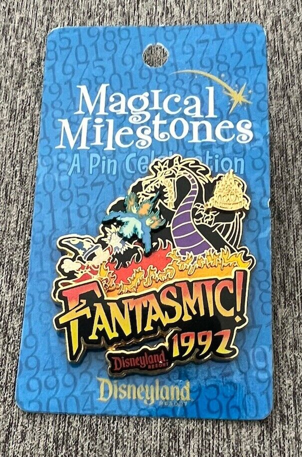 DISNEY MAGICAL MILESTONES 1992 FANTASMIC OPENS PIN