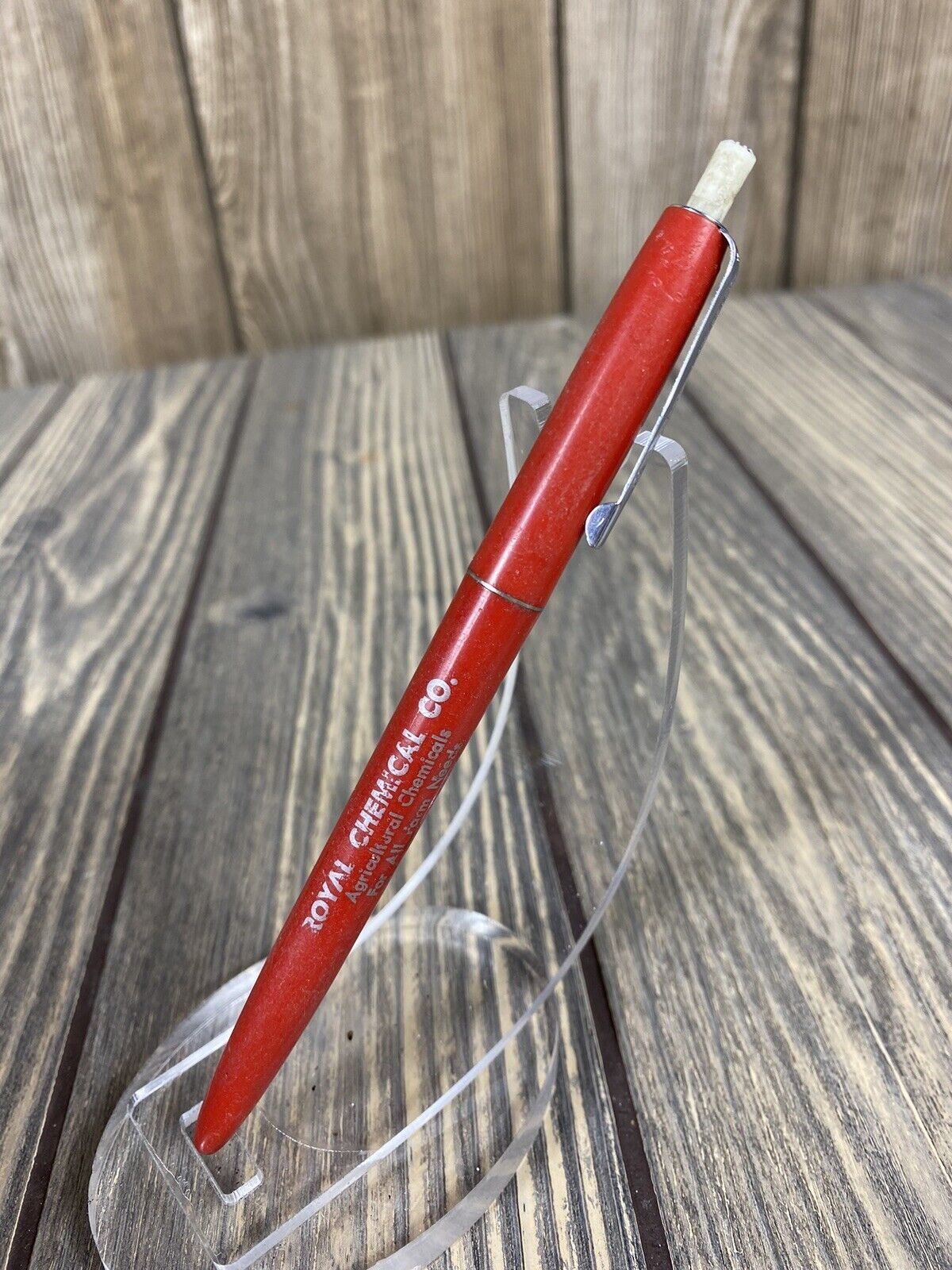 Vintage Royal Chemical Co Redipen Red Pen Advertisement
