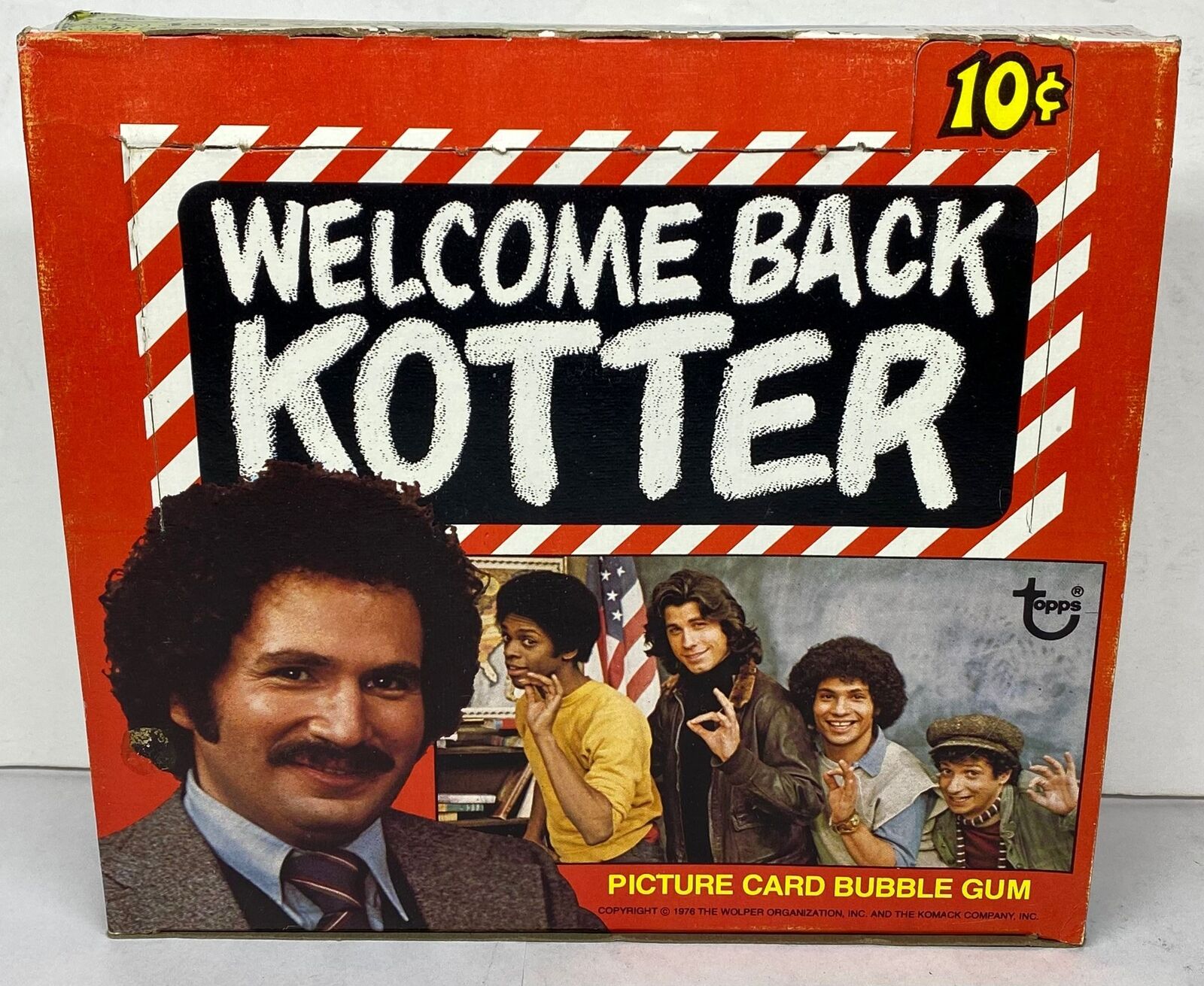 1976 Welcome Back Kotter Vintage Trading Card Wax Box Full 36 Packs Topps