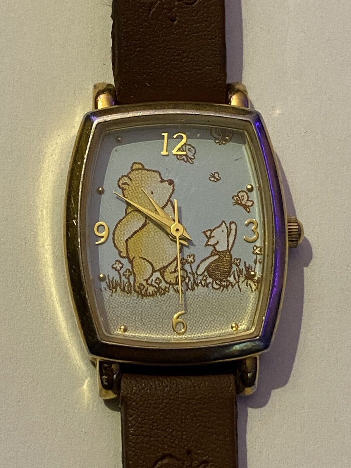 Vintage Seiko Disney Women's Watch Winnie The Pooh & Piglet FSC# 39653-1