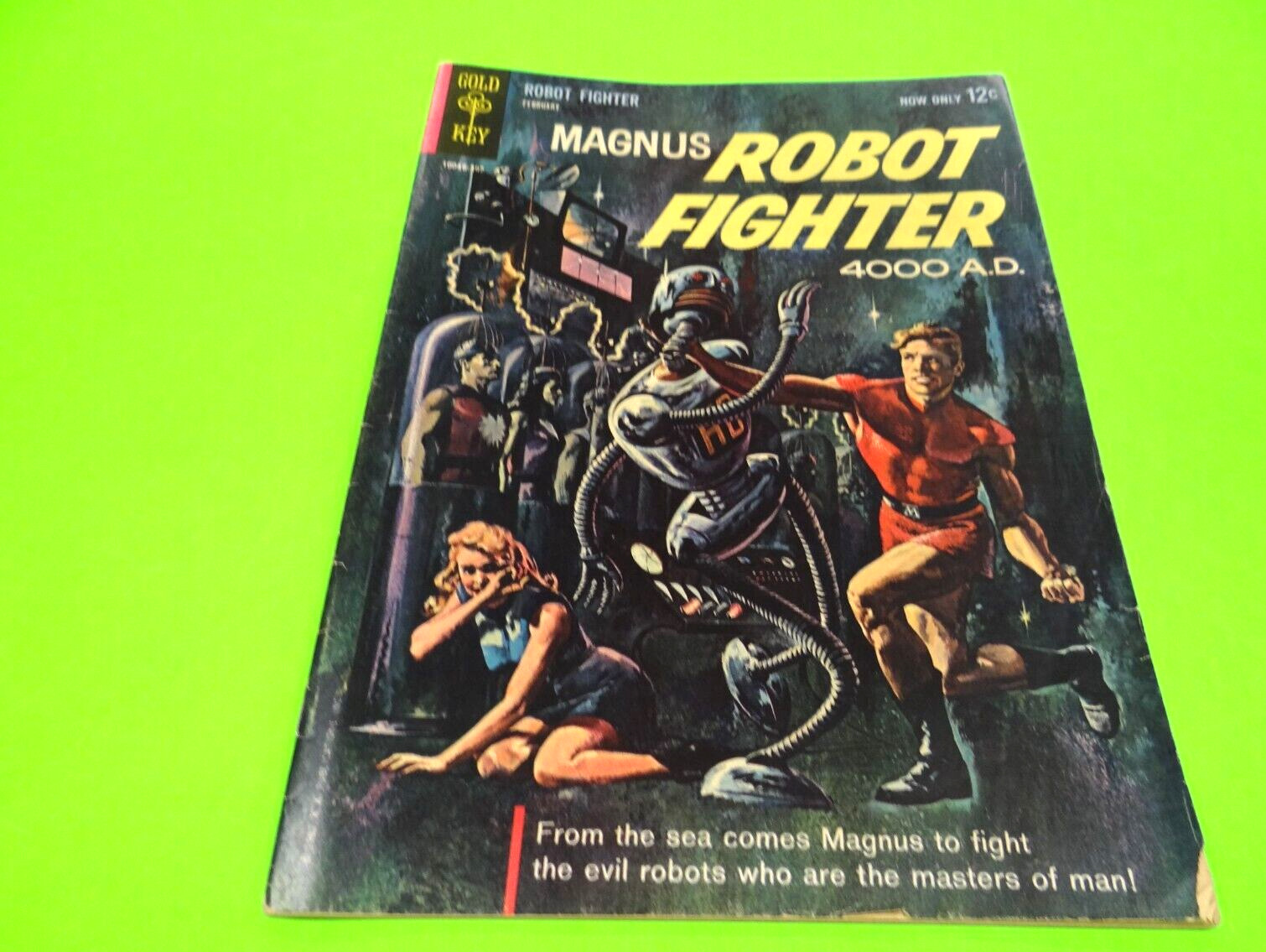 Magnus Robot Fighter #1 VG- 3.5 Origin & 1st App. Gold Key Silver Age 1963