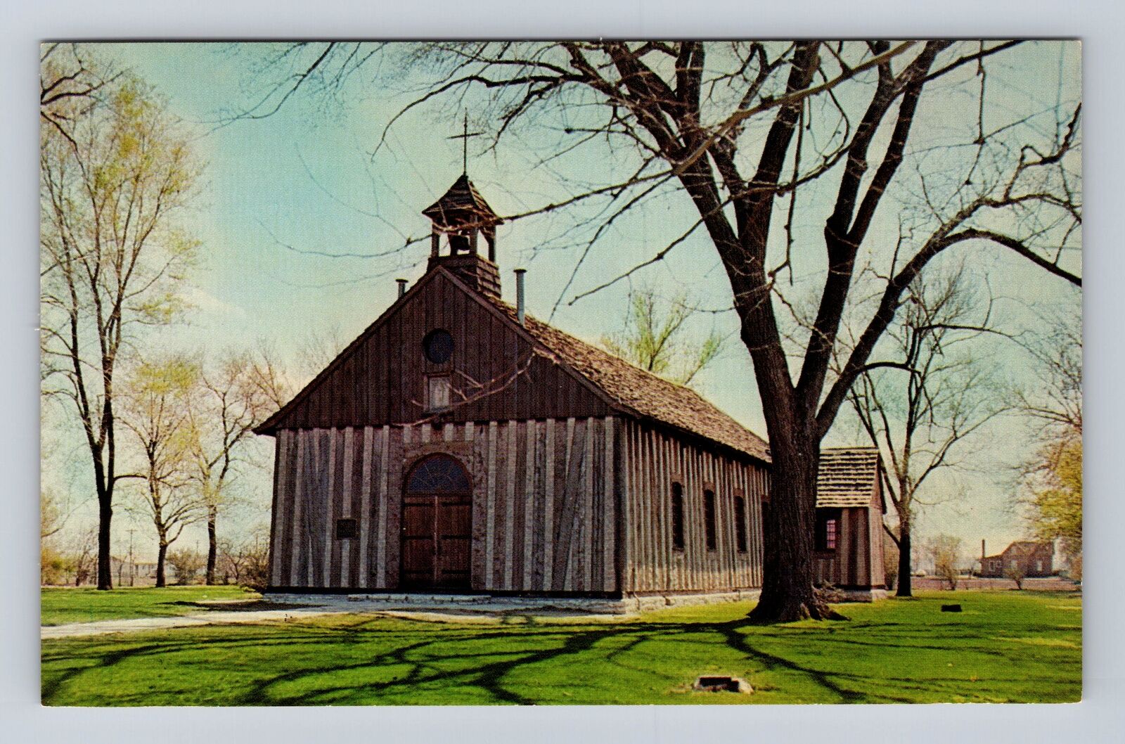 Cahokia IL-Illinois, Church Of The Holy Family, Vintage Souvenir Postcard