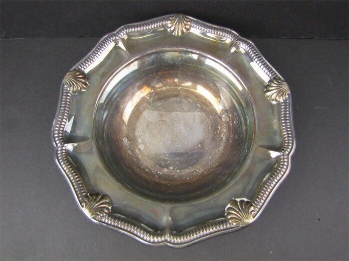 Vintage Gorham Silver Plate Original Bowl 7-1/4” Shell Pattern