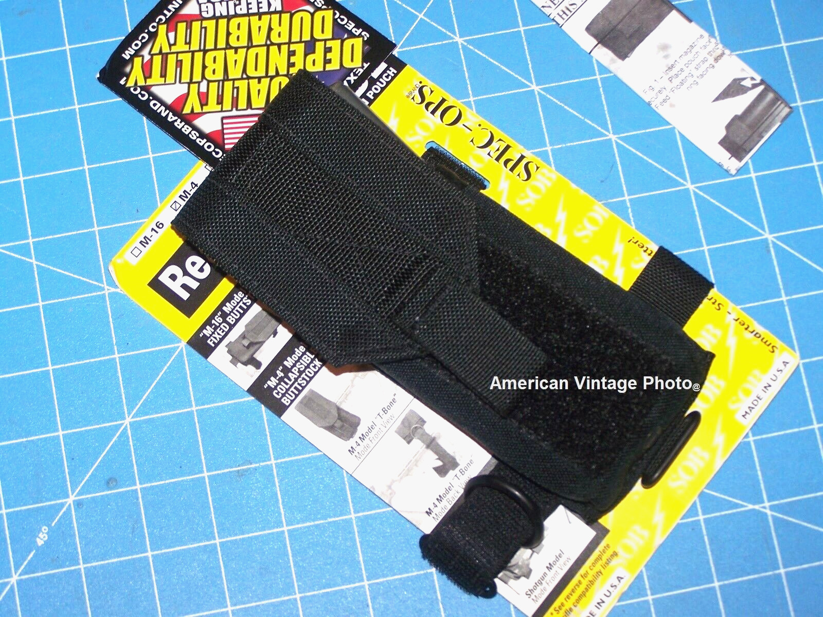 Pouch ButtStock Mag 30 Rnd SPECOPS Collapsible Military Genuine Issue Made USA