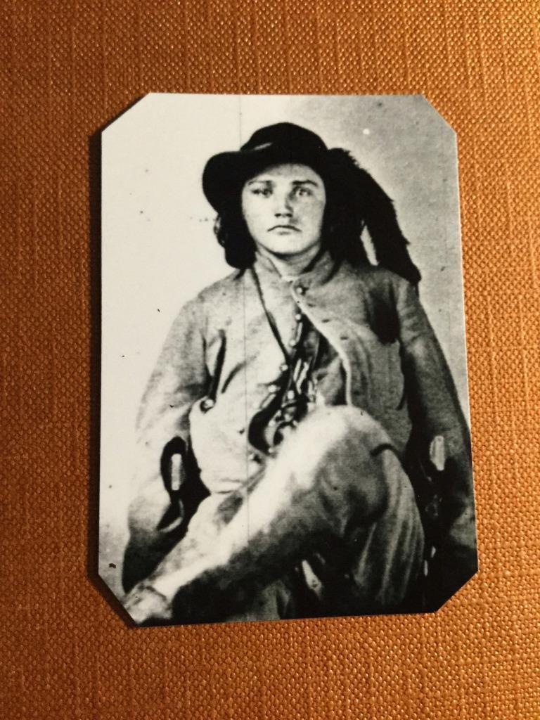 Sue Mandy One Of Quantrill Raiders only female Historical Tintype C1091RP