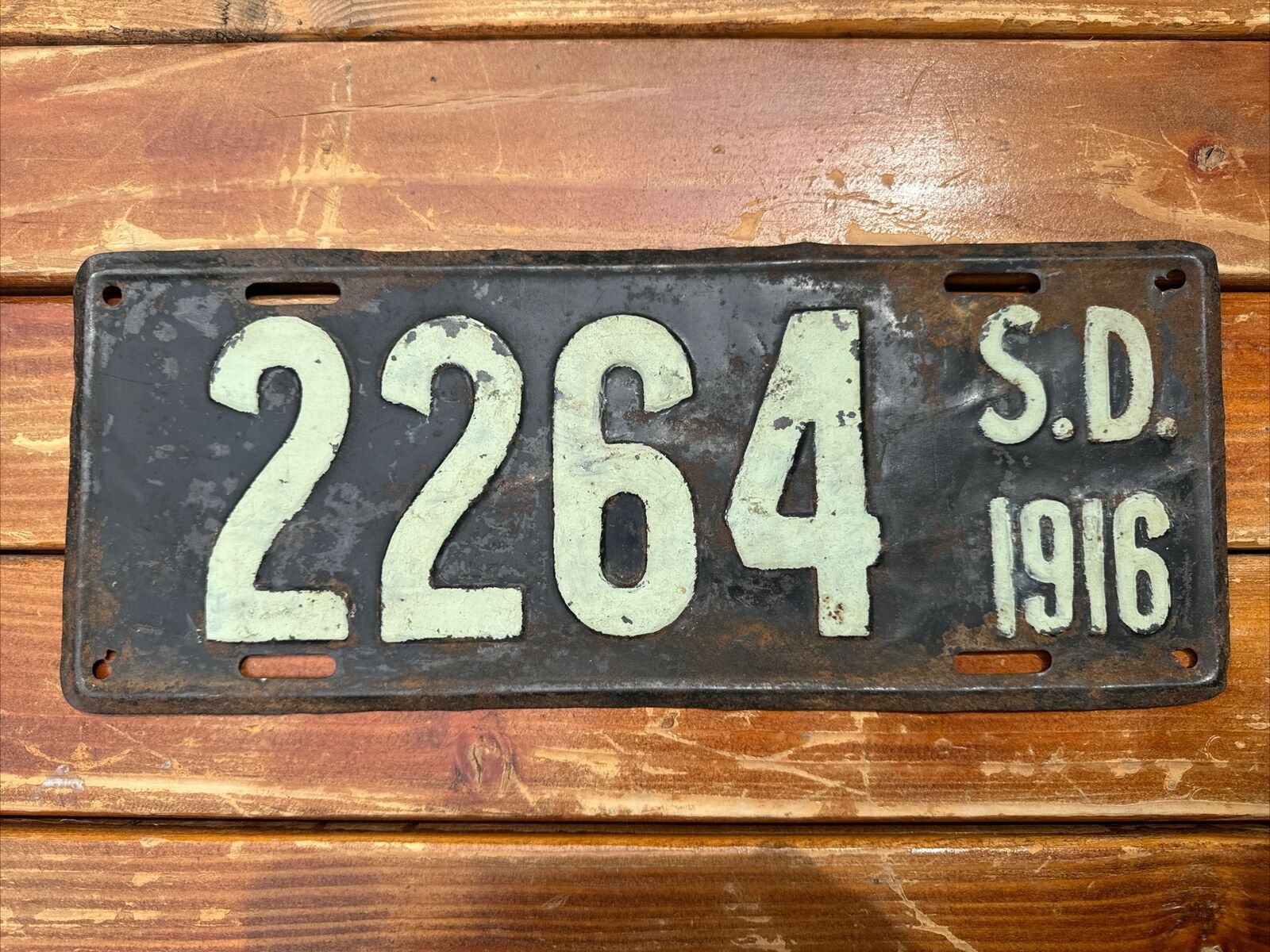 1916 South Dakota License Plate