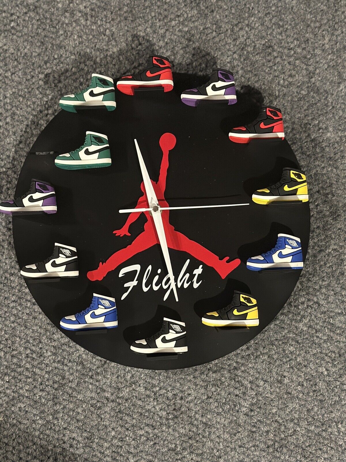 Jordan Flight Wall Clock 99% Complete 