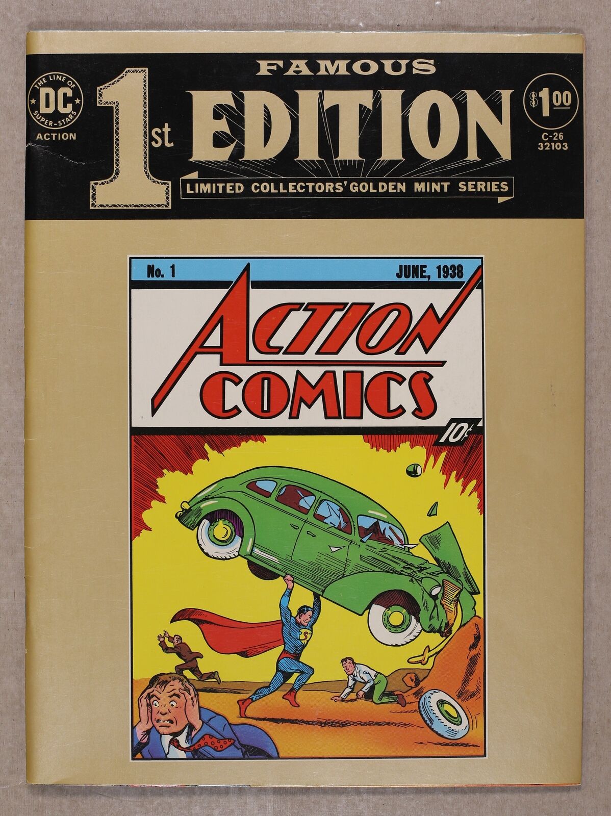 Famous First Edition Action Comics C-26SOFTCOVER FN 6.0 1974