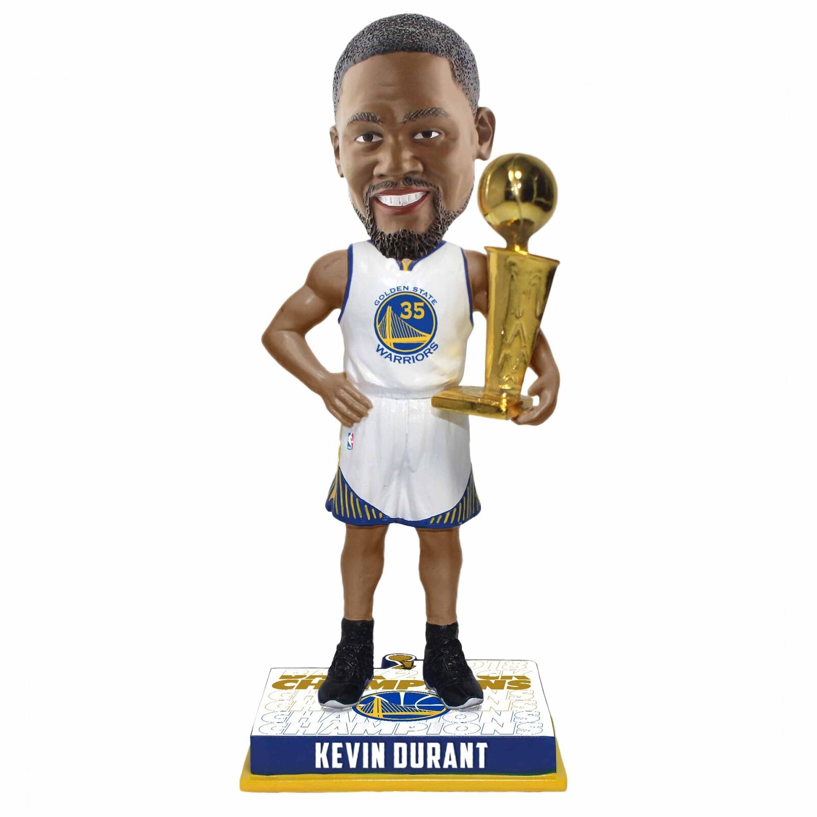 Kevin Durant Golden State Warriors 2018 NBA Champions Bobblehead NBA Basketball