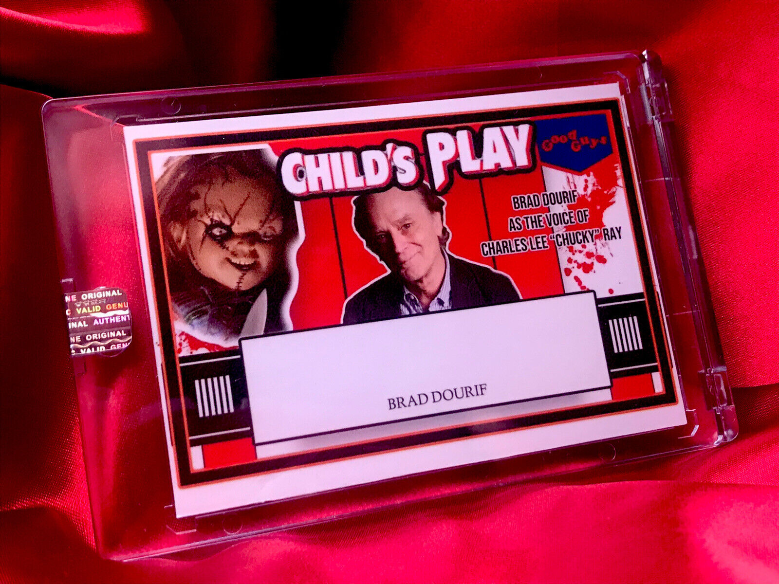 Custom CHILDS PLAY- Brad Dourif Encased PROOF Auto Card Limited Edition #BD1