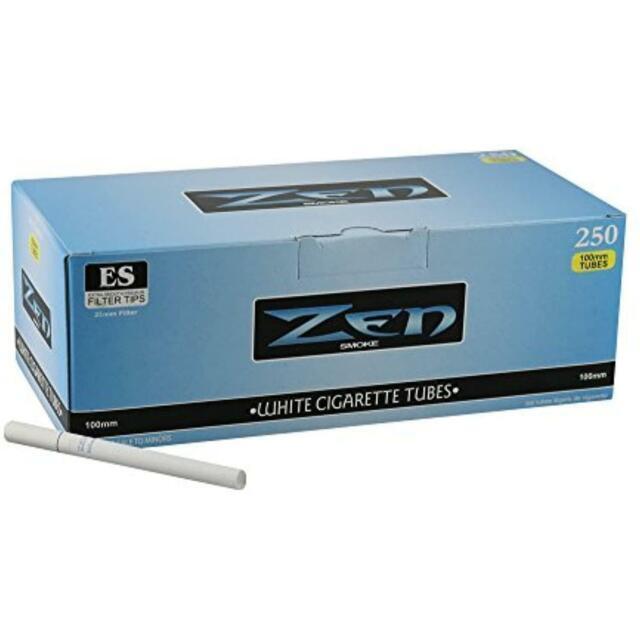 Zen Light Blue 100mm Tubes 250ct Box [5-Boxes] total 1250 tubes