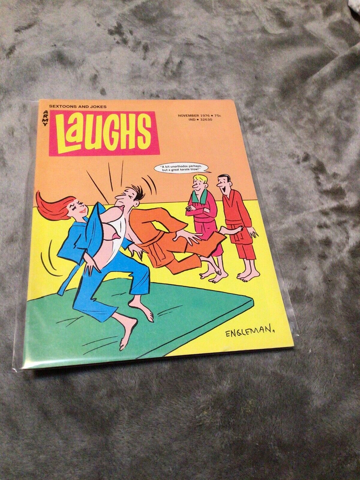 Vintage Army Laughs Sextons And Jokes Adult Humor Comic Book November 1976