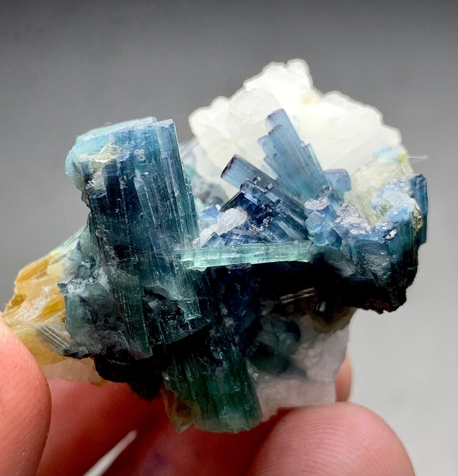 128 Carat Indicolite Tourmaline Crystal Specimen From Afghanistan