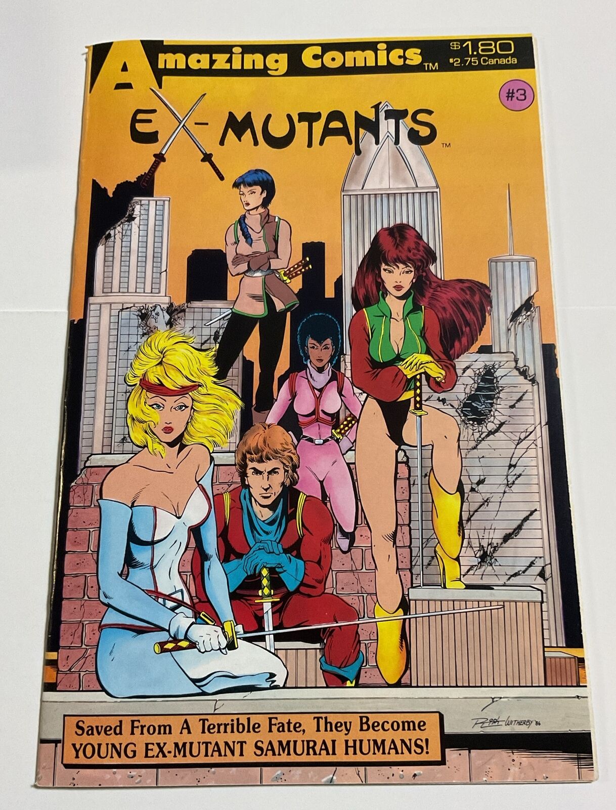 Vintage Ex-Mutants #3 NM HIGH GRADE Amazing Comics 1987 Ron Lim Combined Ship