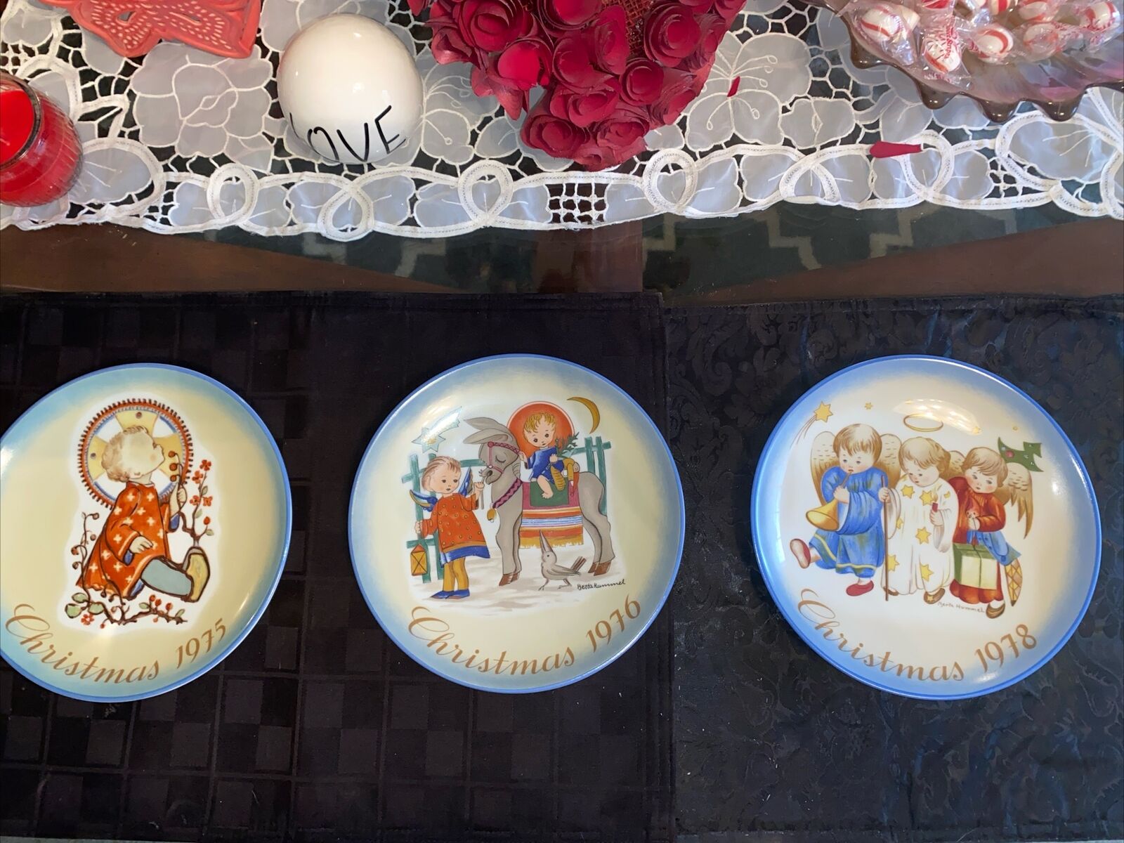 Collection Of 3Vintage Limited Edition Christmas Plates “Sacred Journey” 1970’s