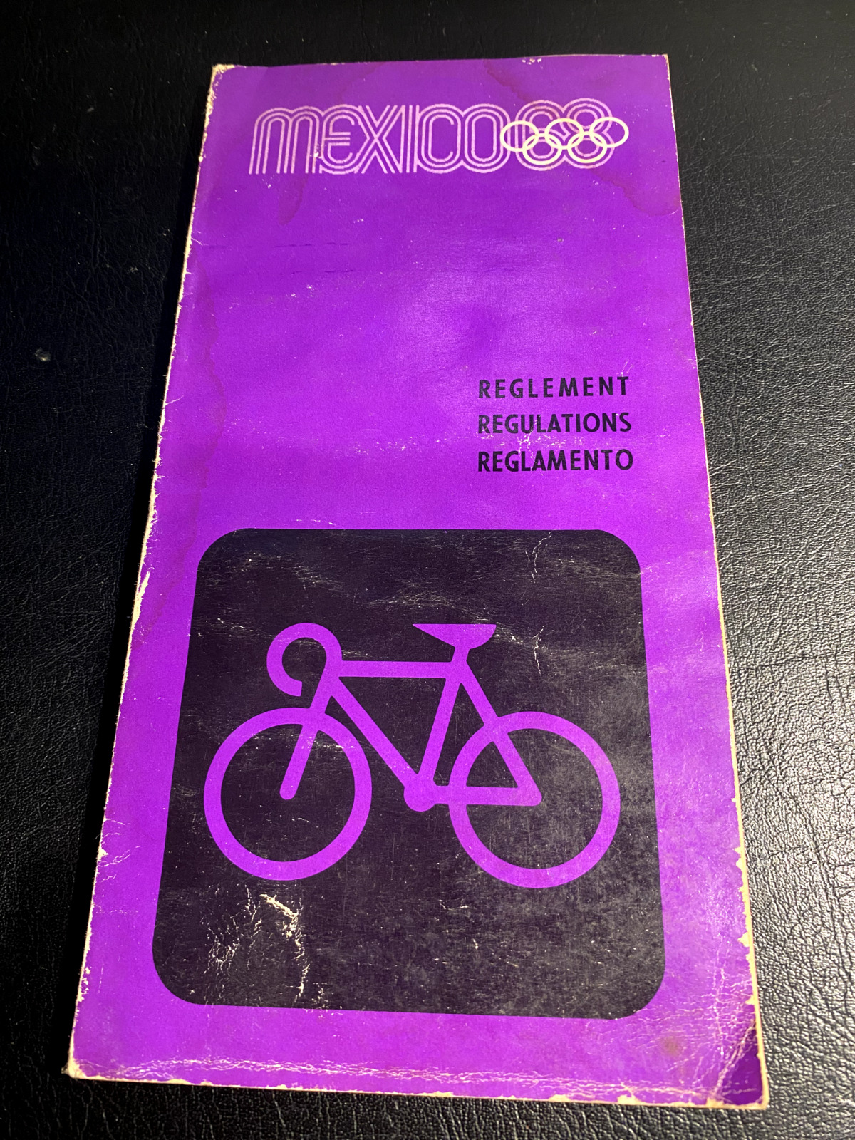 1968 Mexico Olympics Original Regulations for Cycling
