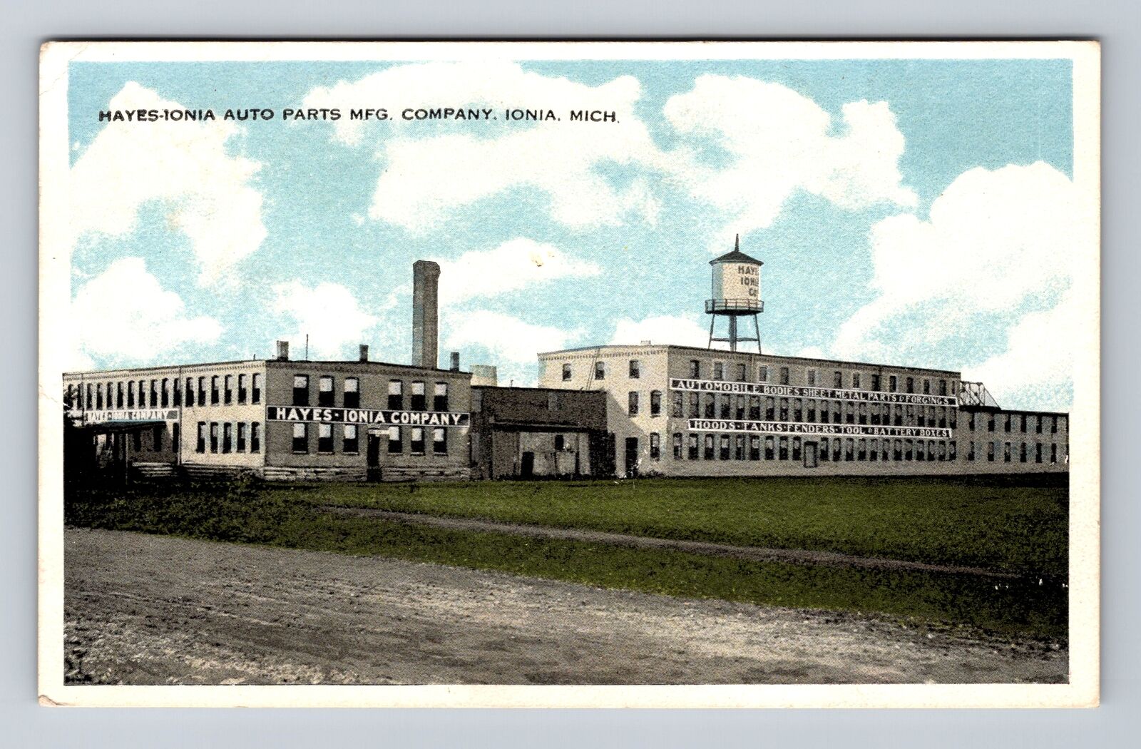 Ionia MI-Michigan, Hayes-Ionia Auto Parts Manufacturing Co Vintage Postcard