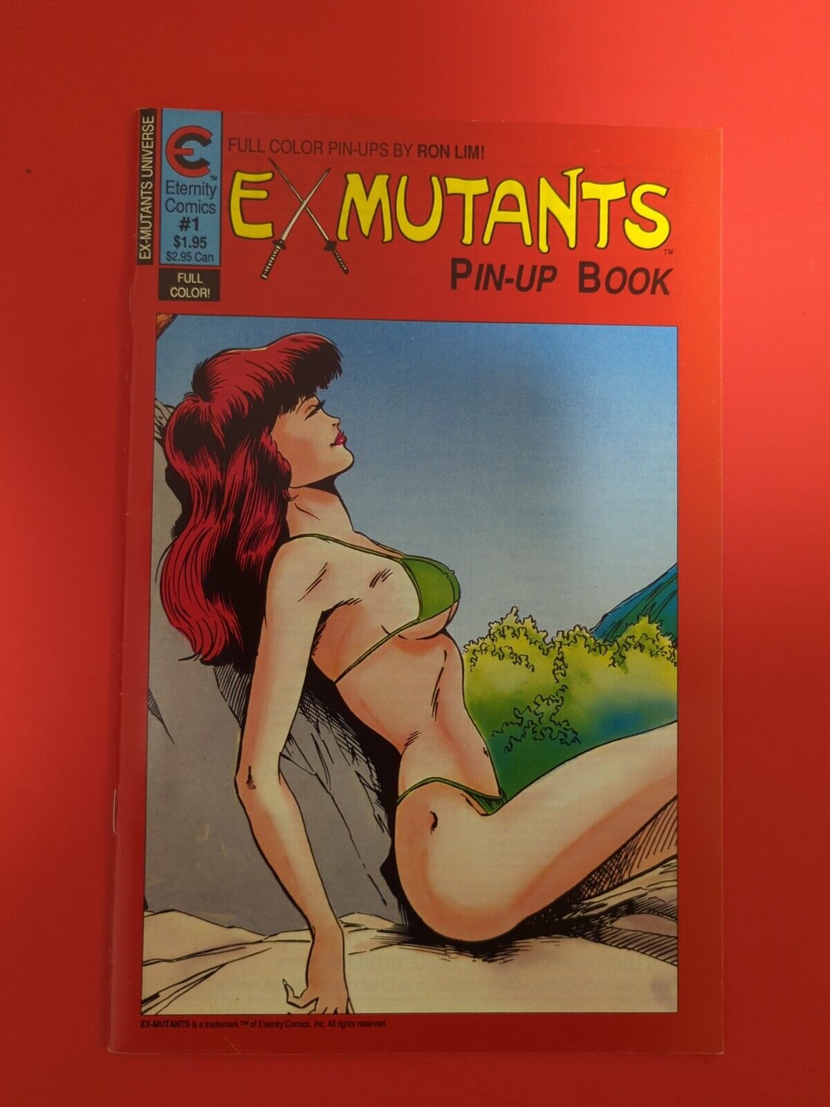 Ex-Mutants Pin-Up book #1 Eternity comic (1988) (B1)