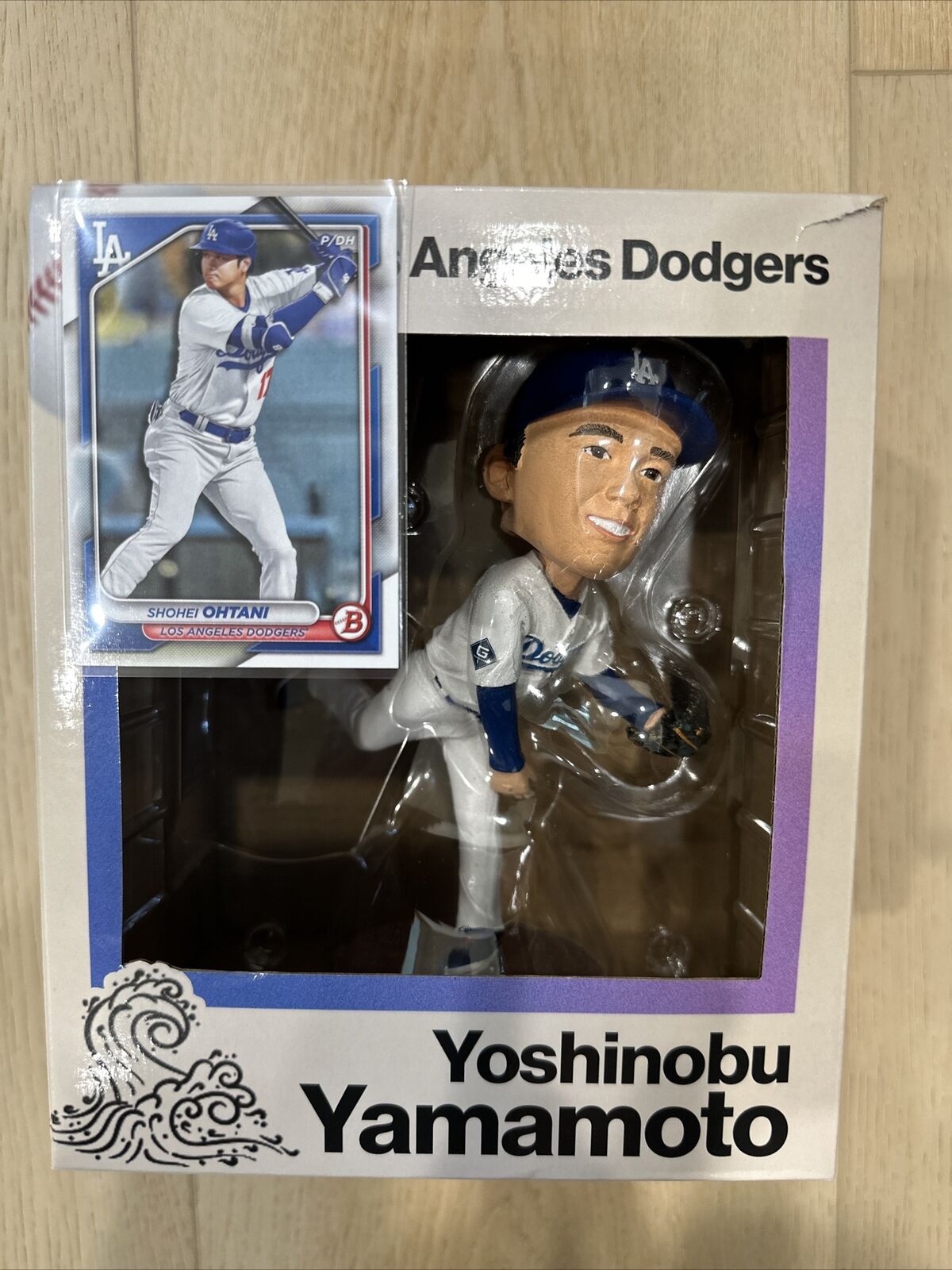 Yoshinobu Yamamoto 2024 Dodgers Bobblehead SGA 6/13/24 Free Shohei Ohtani Card🎁