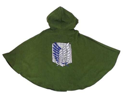 Attack On Titan Clothing Survey Corps Cloak Crest Damage Ver. Green M Size The R