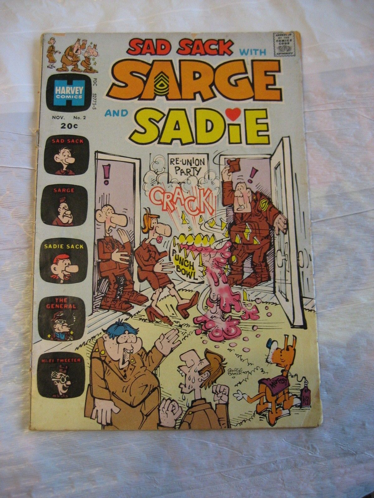 SAD SACK WITH SARGE AND SADIE #2 G-VG 1972