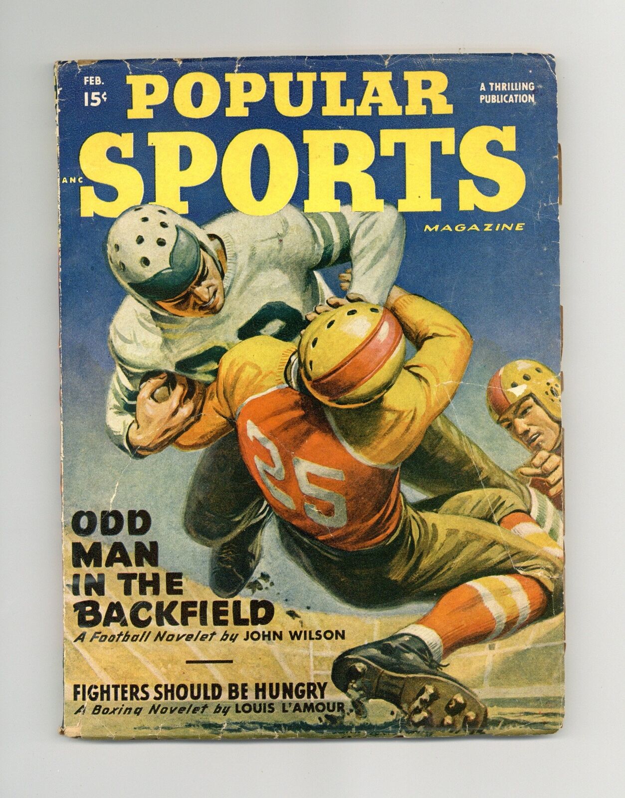 Popular Sports Magazine Pulp Feb 1949 Vol. 19 #3 GD+ 2.5
