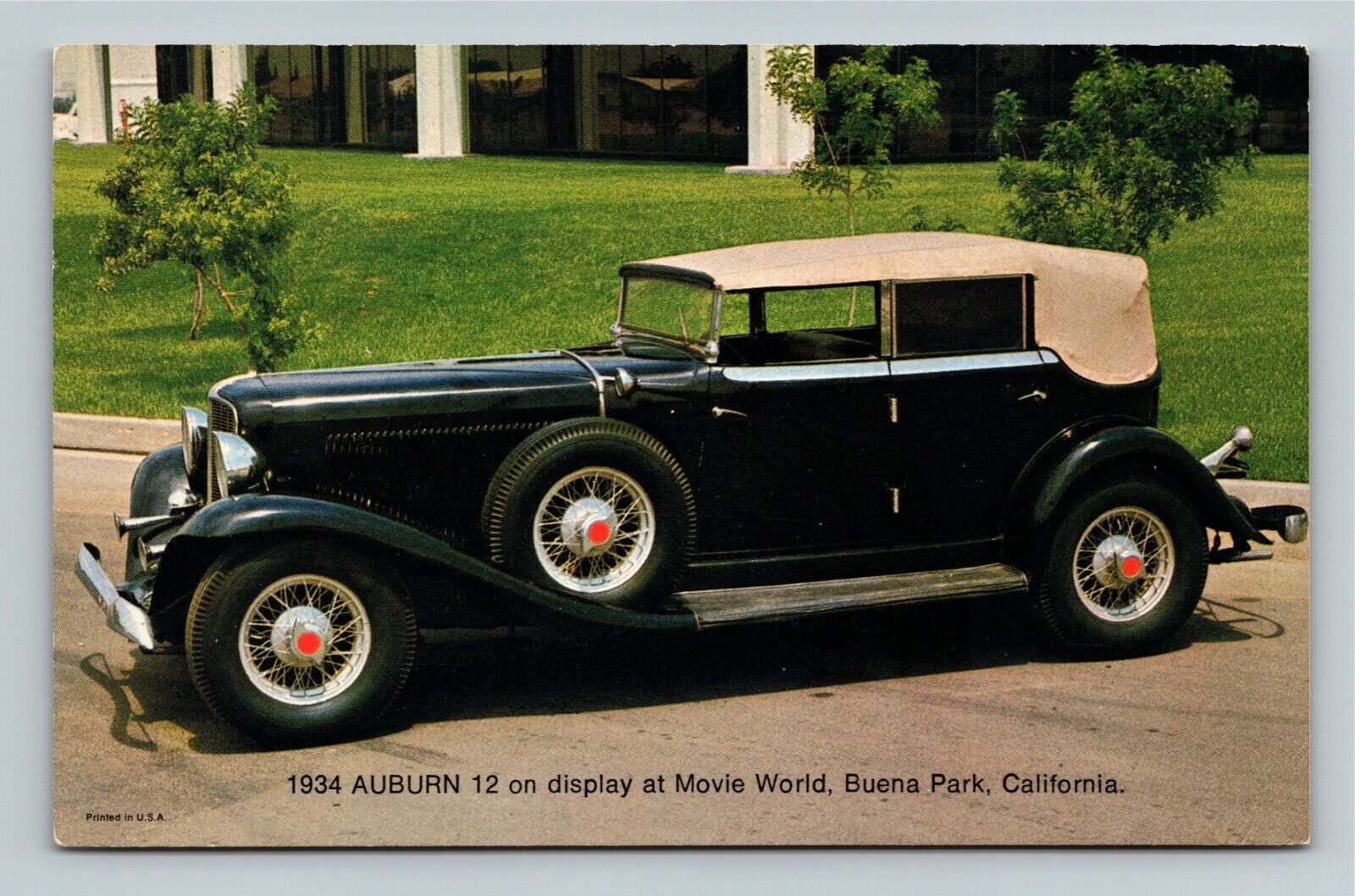 1934 Auburn 12, Automobile  c1972 Vintage Postcard