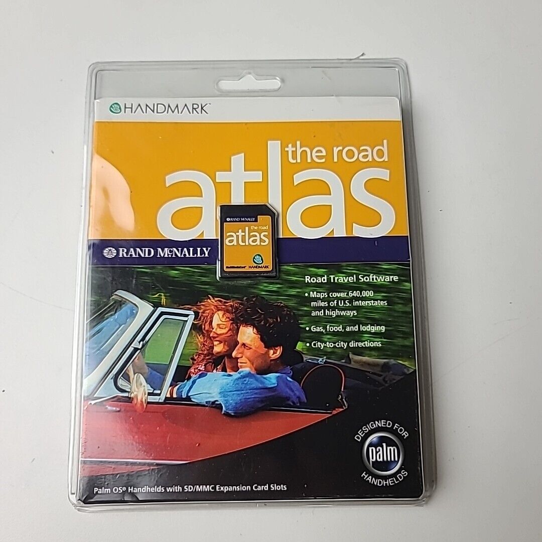 Rand McNally Handmark 2002 The Road Atlas Travel Software For Palm OS Handhelds