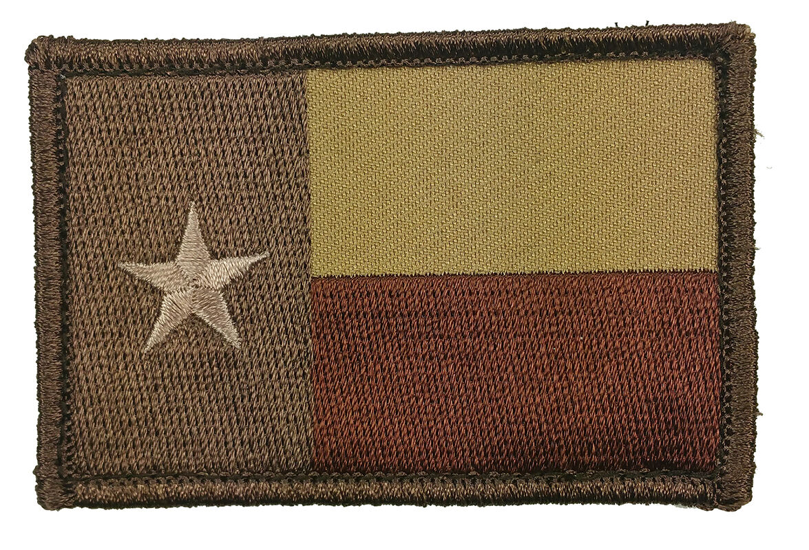 TEXAS STATE FLAG TACTICAL 3.0 x 2.0 MILITARY HOOK PATCH 
