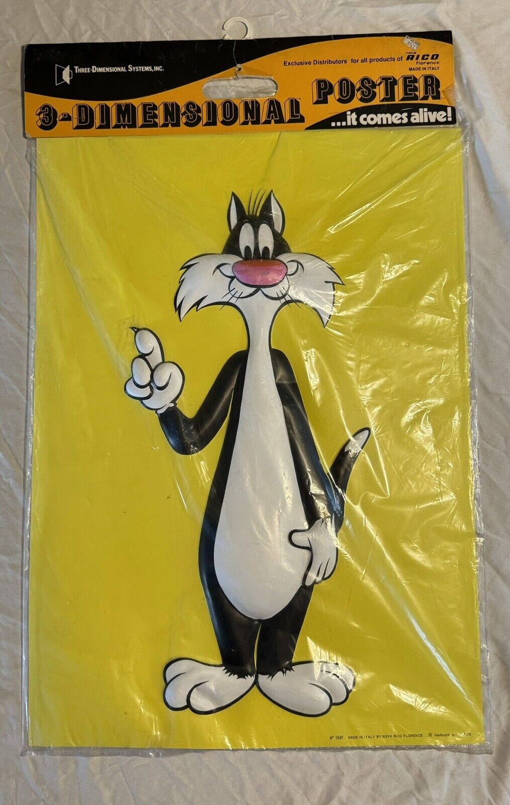 Sylvester The Cat #1049 3D Wall Poster by Nova Ricc 1976