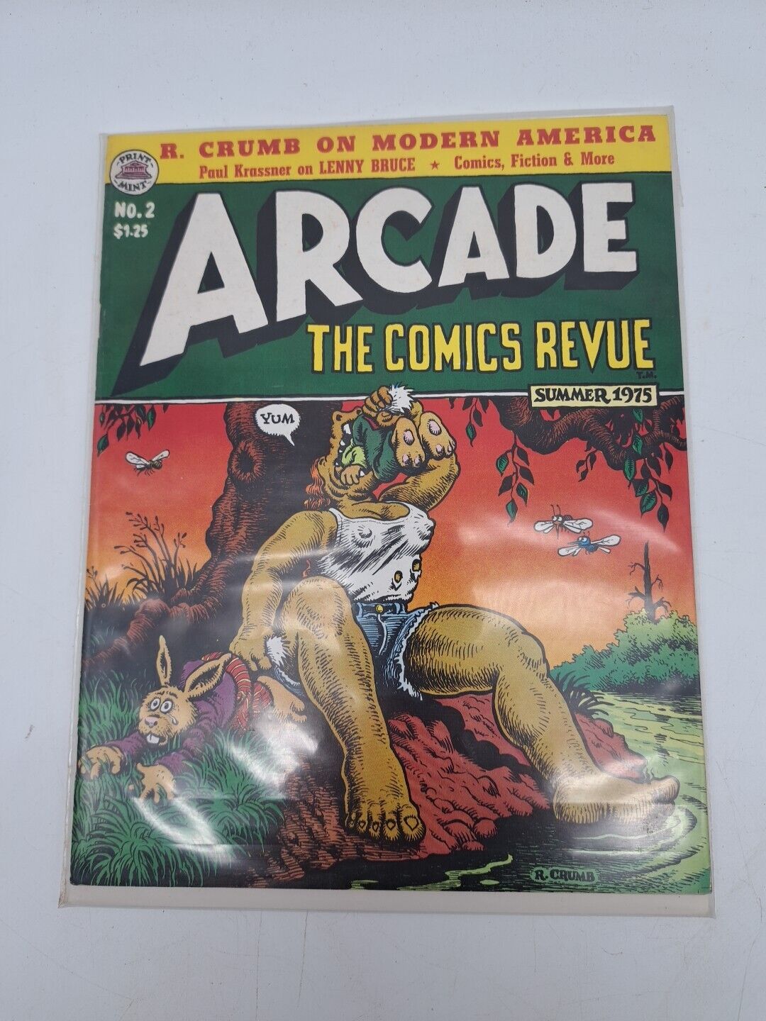 ARCADE The Comics Revue #2 1975 1st Print CRUMB Wilson Print Mint Boarded Sealed