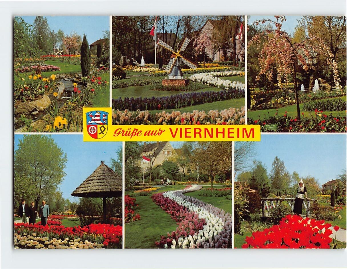 Postcard Grüße aus Viernheim, Germany