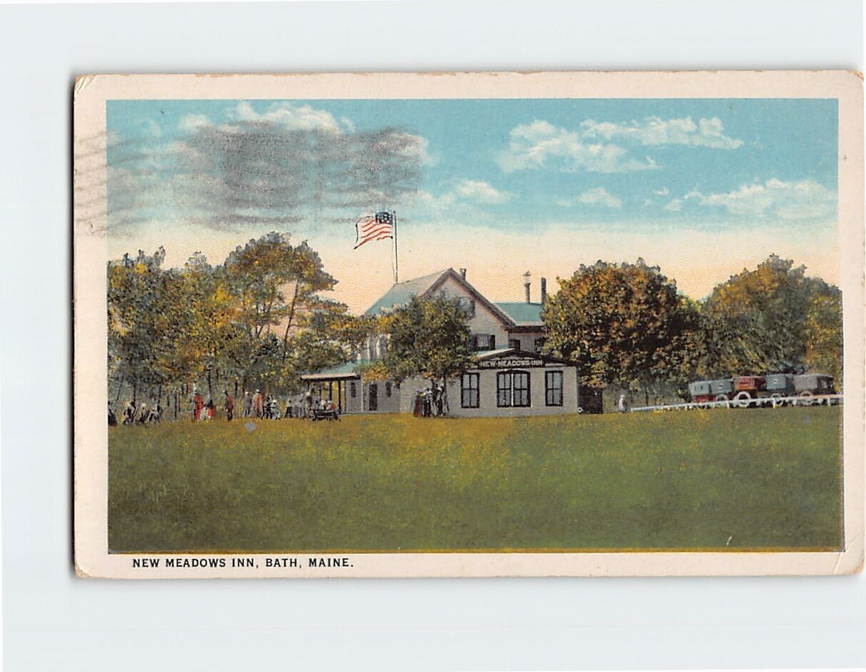 Postcard New Meadows Inn Bath Maine USA