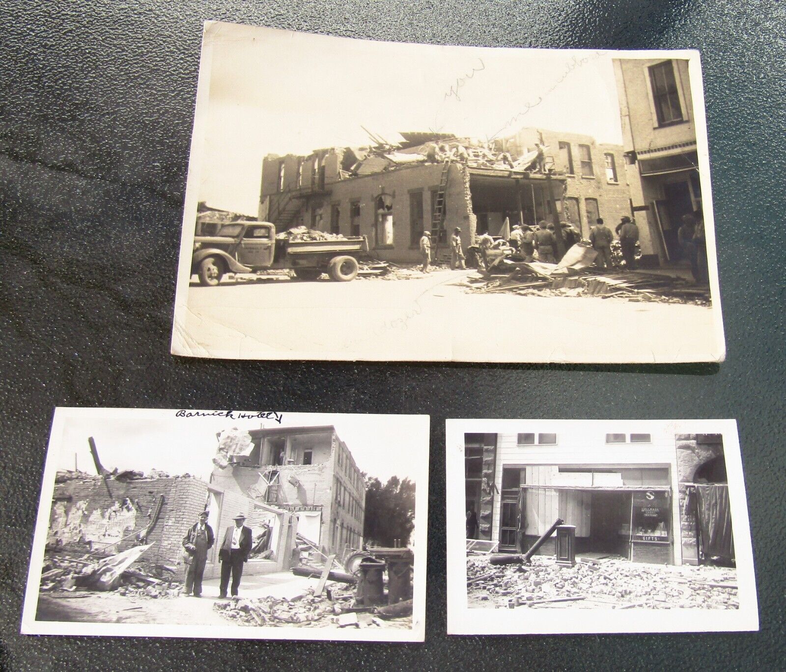 (20) 1946 Original Black & White Photographs Tornado Aftermath Wells Minnesota