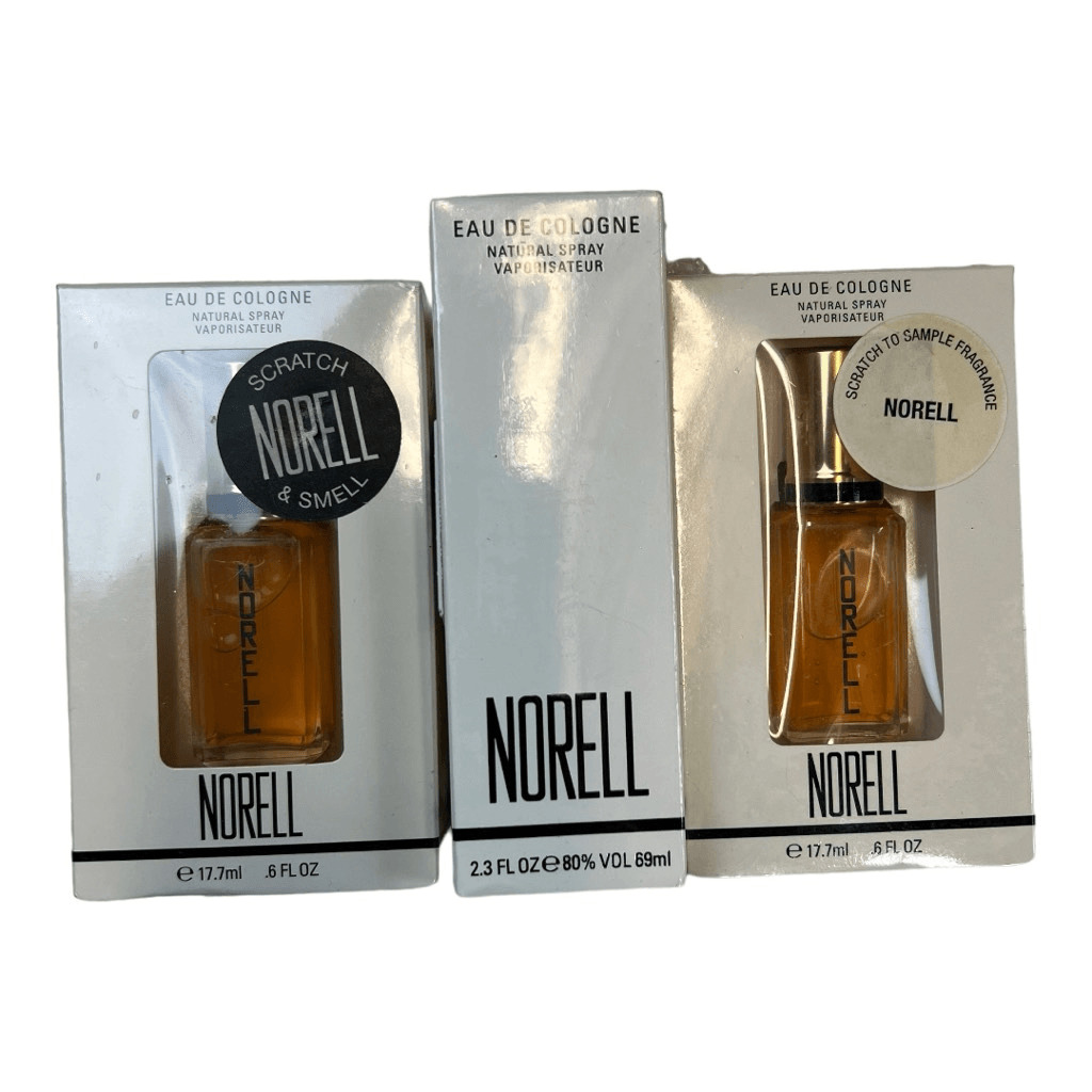 Five Star Fragrances Co Women\'s Norell Natural Spray Eau De Cologne Set of 3 NWT