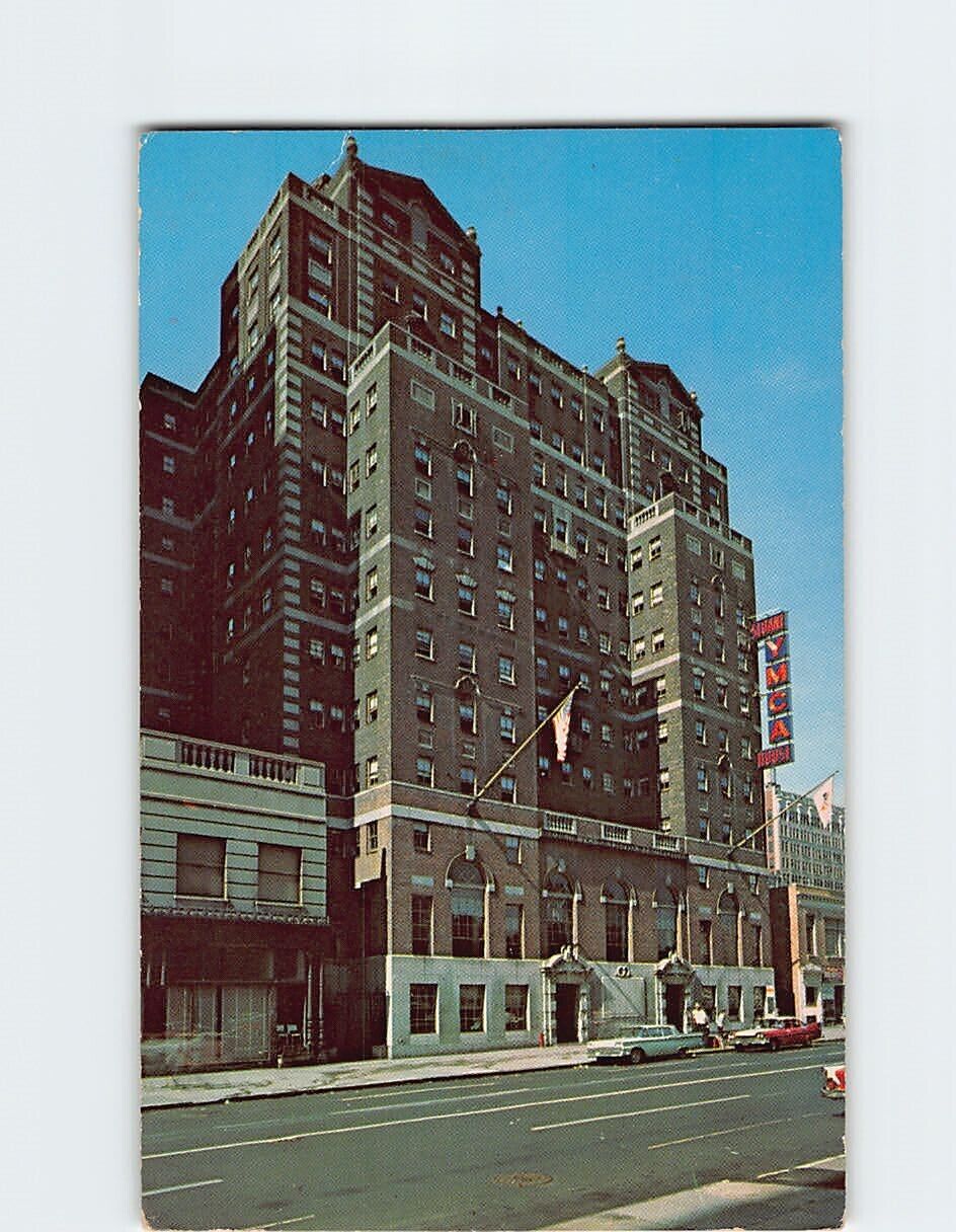 Postcard William Sloane House YMCA New York City New York USA