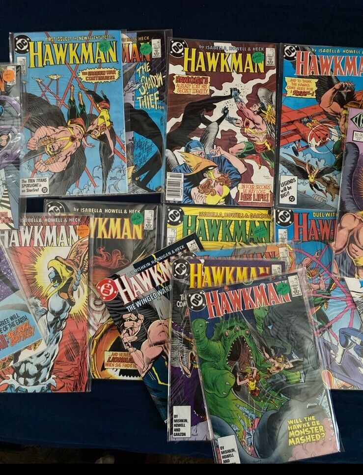 Hawkman Vol 2 1986 1-13, 15, 17, Hawkworld, Shadow of War Plus Official Index