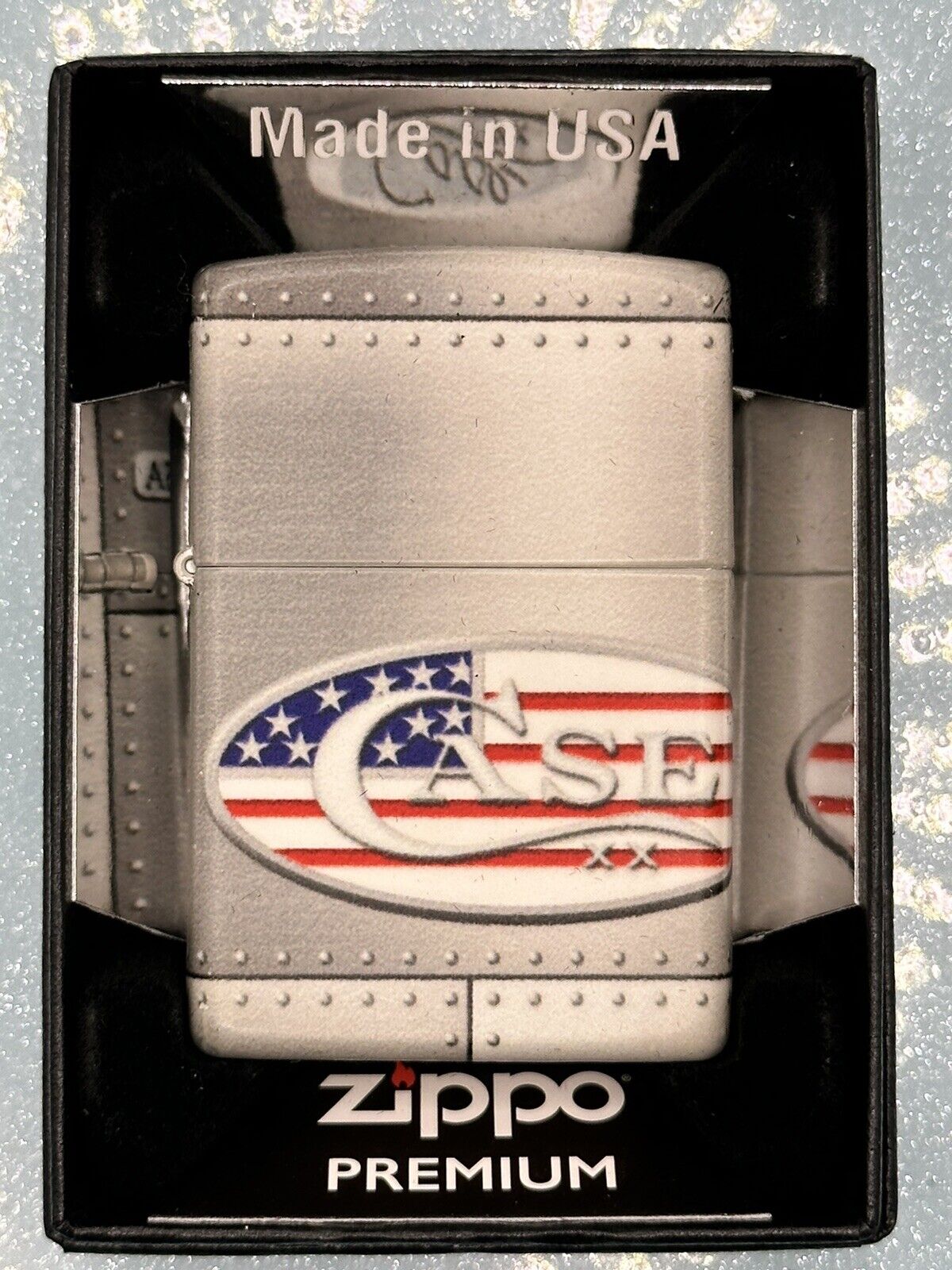 2023 Case Knives Logo Metal Design Zippo Lighter NEW