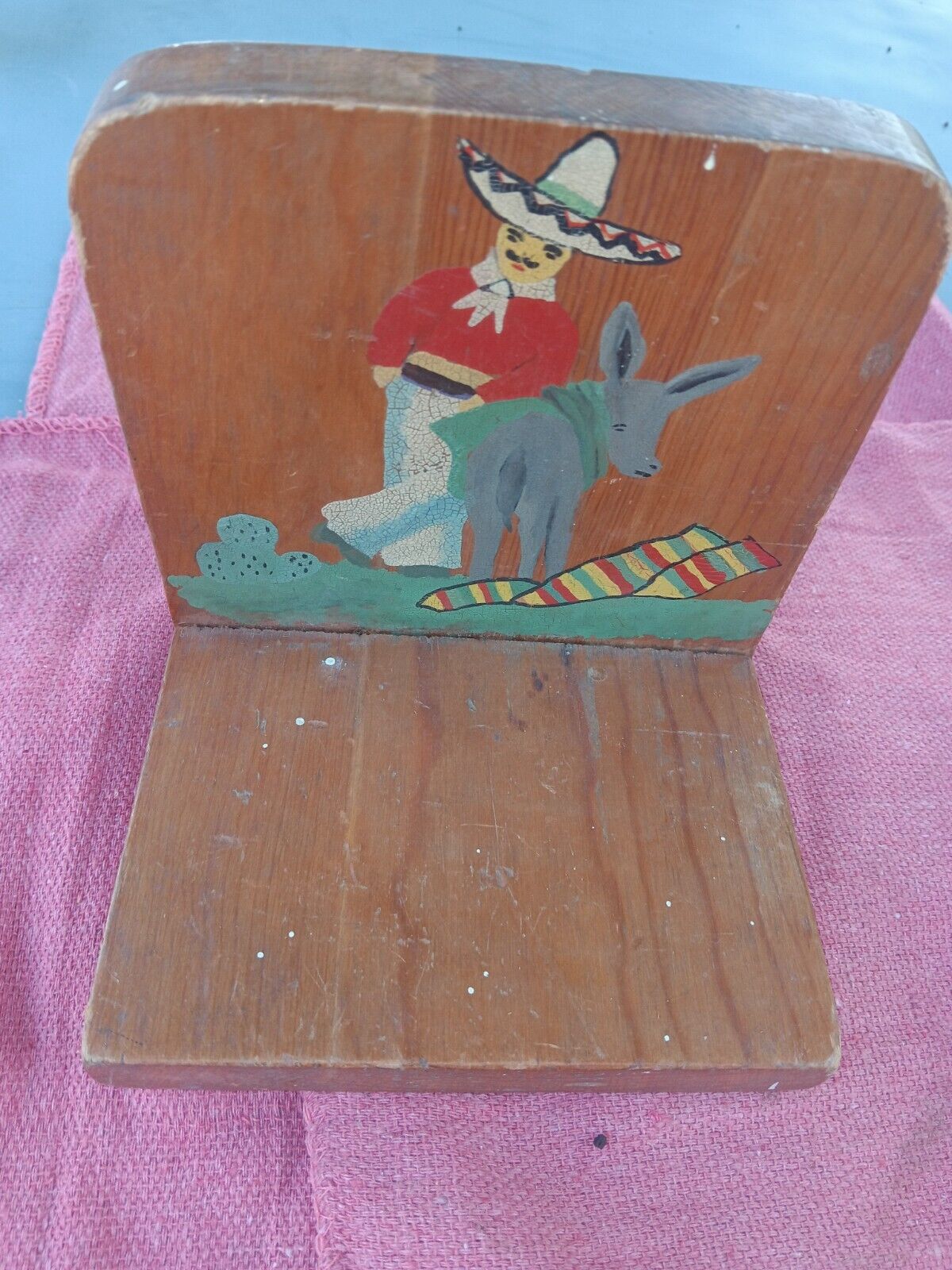 Vintage Mexican Folk Art Hand Painted