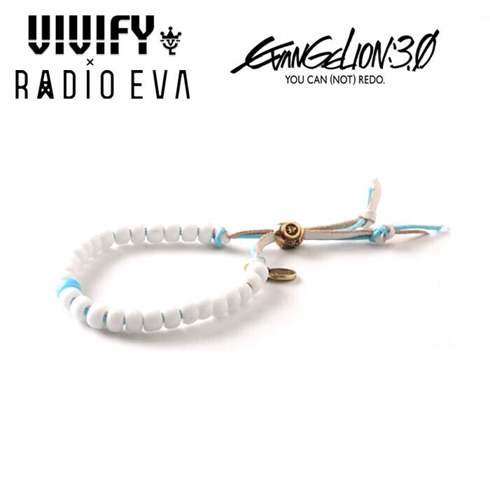 EVANGELION [VIVIFY x RADIO EVA] WCord Beads Bracelet (AYANAMI REI) MADE IN JAPAN