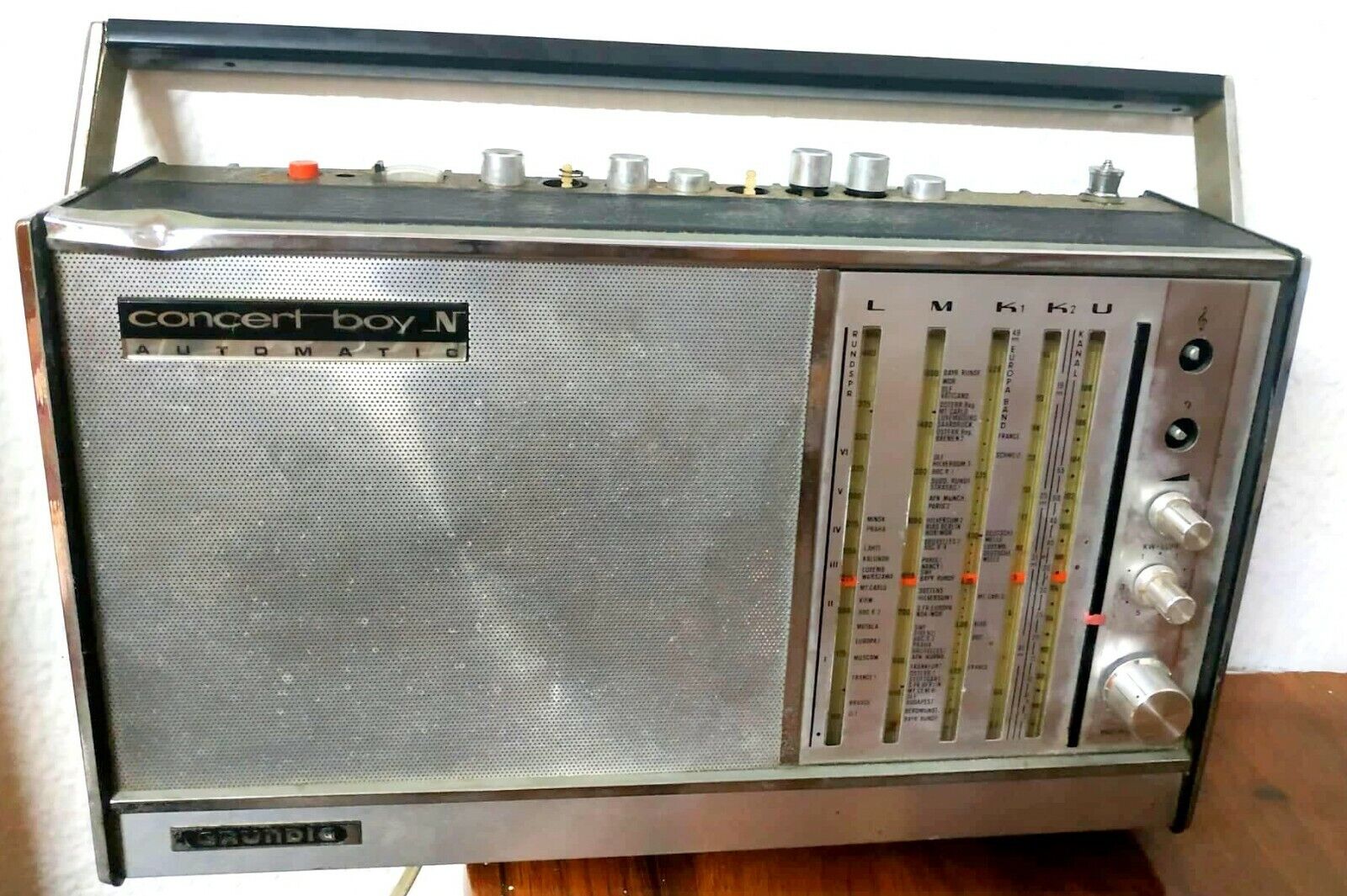 Radio Receiver Transistor Vintage Ussr Portable Rare Am Band Soviet large 35*20 